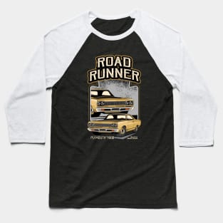 1968 Road Runner Muscle Car Baseball T-Shirt